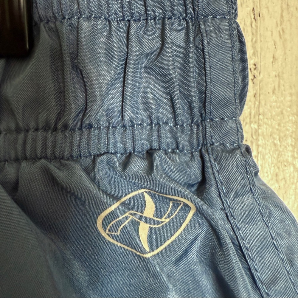 New York Laundry NYL Running Jogging Shorts Women’s Size Large Blue Lined Gym - Picture 3 of 8